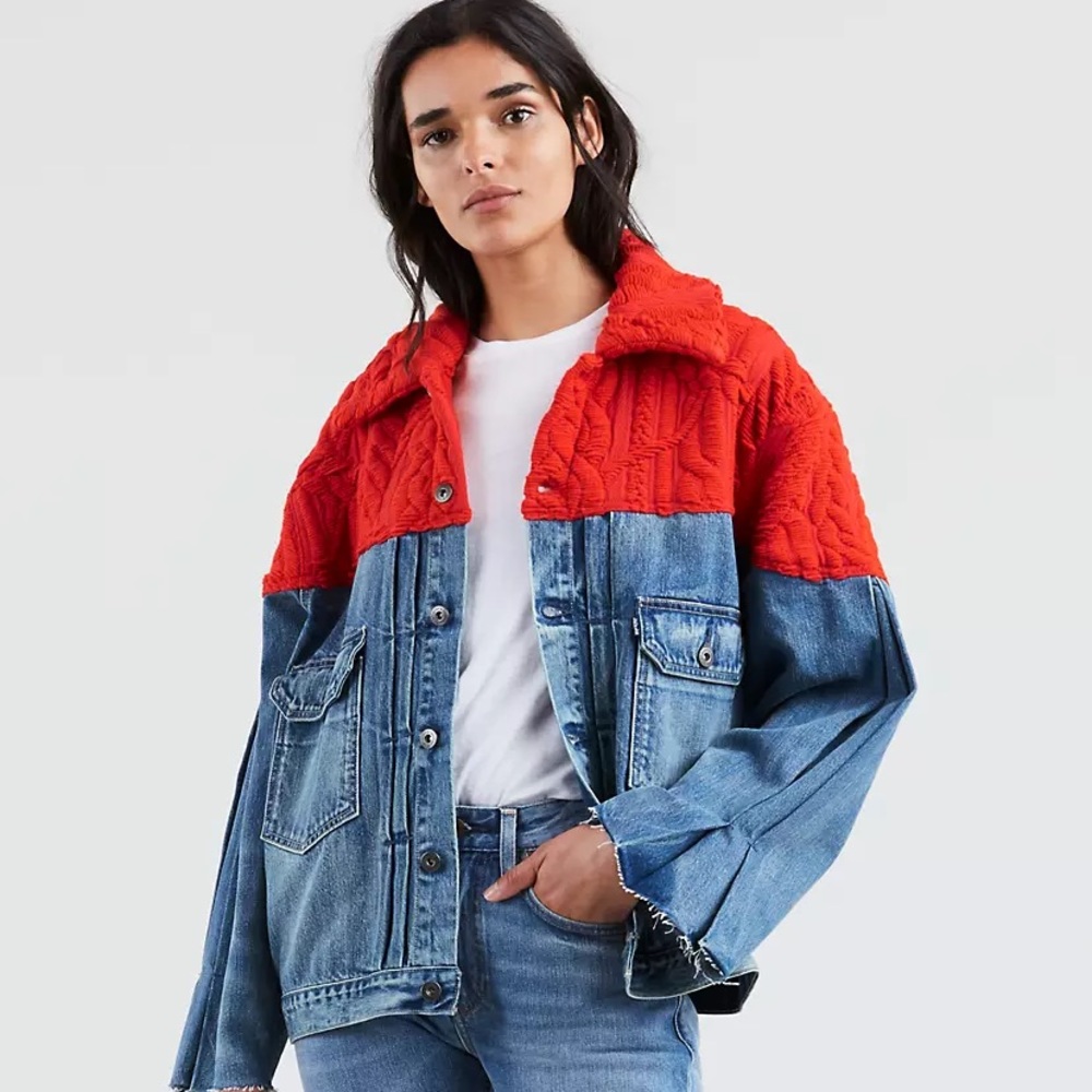 Levi’s Made & Crafted Native Mixed Media Trucker Jacket